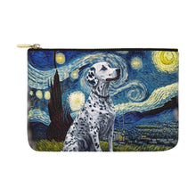 Load image into Gallery viewer, Starry Night Serenade Dalmatian Carry-All Pouch-Accessories-Accessories, Bags, Dalmatian, Dog Dad Gifts, Dog Mom Gifts-White-ONESIZE-1