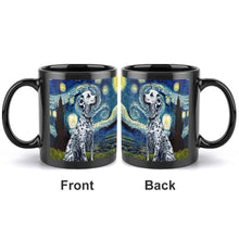Load image into Gallery viewer, Starry Night Serenade Dalmatian Coffee Mug-Mug-Accessories, Dalmatian, Dog Dad Gifts, Dog Mom Gifts, Home Decor, Mugs-ONE SIZE-Black-2