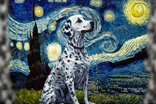 Load image into Gallery viewer, Starry Night Serenade Dalmatian Wall Art Poster-Art-Dalmatian, Dog Art, Home Decor, Poster-1