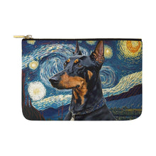 Load image into Gallery viewer, Starry Night Serenade Doberman Carry-All Pouch-Accessories-Accessories, Bags, Doberman, Dog Dad Gifts, Dog Mom Gifts-White-ONESIZE-1
