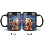 Starry Night Serenade Golden Retriever Coffee Mug-2