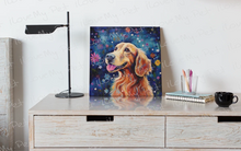 Load image into Gallery viewer, Starry Night Serenade Golden Retriever Wall Art Poster-Art-Dog Art, Golden Retriever, Home Decor, Poster-2