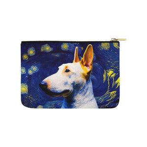 Starry Night Serenade White Bull Terrier Carry-All Pouch-Accessories-Accessories, Bags, Bull Terrier, Dog Dad Gifts, Dog Mom Gifts-3