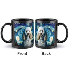 Load image into Gallery viewer, Starry Night Toy Poodle Coffee Mug-Mug-Home Decor, Mugs, Toy Poodle-ONE SIZE-Black-3