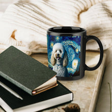 Load image into Gallery viewer, Starry Night Toy Poodle Coffee Mug-Mug-Home Decor, Mugs, Toy Poodle-ONE SIZE-Black-5