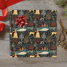 Load image into Gallery viewer, Starry Winter Walk Greyhound / Whippet Christmas Gift Wrapping Paper - 2 Rolls-Christmas Ornament-Christmas,Greyhound,Wrapping Paper-3