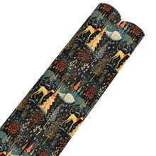 Load image into Gallery viewer, Starry Winter Walk Greyhound / Whippet Christmas Gift Wrapping Paper - 2 Rolls-Christmas Ornament-Christmas,Greyhound,Wrapping Paper-5