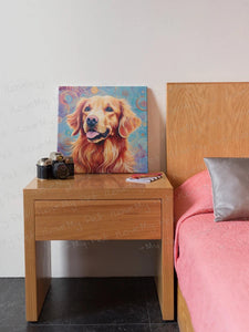 Stellar Spirit Golden Retriever Framed Wall Art Poster-Art-Dog Art, Golden Retriever, Home Decor, Poster-3