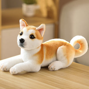 Stretching Dog Stuffed Animals - Plush Toys of Your Favorite Breeds-Soft Toy-Dogs, Stuffed Animal-Shiba Inu-6