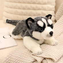 Load image into Gallery viewer, Stretching Realistic Grey and White Husky Stuffed Animal Plush Toys-Husky-40cm-1