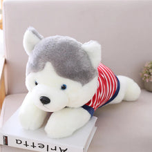 Load image into Gallery viewer, Striped Sweater Husky Stuffed Animal Plushies - Small to Giant Size-Stuffed Animals-Siberian Husky, Stuffed Animal-13