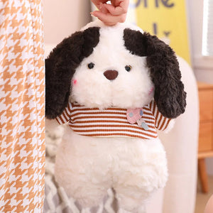 Striped Sweater Lhasa Apso Stuffed Animal Plush Toys-2