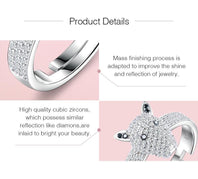 Studded Bull Terrier Silver RingDog Themed Jewellery