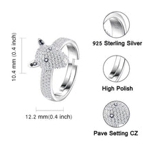 Load image into Gallery viewer, Studded Bull Terrier Silver RingDog Themed Jewellery
