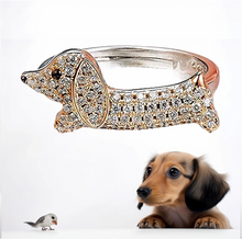 Load image into Gallery viewer, Image of a Dachshund with a Dachshund ring