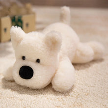 Load image into Gallery viewer, White and Wheaten Scottish Terrier Stuffed Animal - Fuzzy Little Full Sploot-Stuffed Animals-Dog Memorial Gifts,Scottish Terrier,Stuffed Animal-3