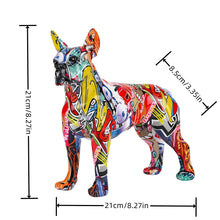 Load image into Gallery viewer, Stunning Boston Terrier Design Multicolor Resin Statues-5