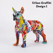 Load image into Gallery viewer, Stunning Boston Terrier Design Multicolor Resin Statues - 7 Colors-Home Decor-Boston Terrier, Dog Dad Gifts, Dog Mom Gifts, Home Decor, Statue-Urban Graffiti - Design 1-11