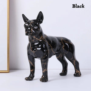 Stunning Boston Terrier Design Multicolor Resin Statues - 7 Colors-Home Decor-Boston Terrier, Dog Dad Gifts, Dog Mom Gifts, Home Decor, Statue-Black-16