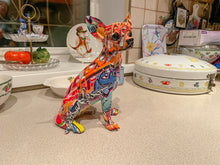 Load image into Gallery viewer, Image of a beautiful multicolor Chihuahua statue in the shape of Chihuahua
