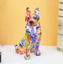 Load image into Gallery viewer, Stunning Husky Design Multicolor Resin Statues-Home Decor-Dog Dad Gifts,Dog Memorial Gifts,Dog Mom Gifts,Home Decor,Siberian Husky,Statue-Blend A-2