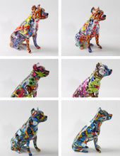 Load image into Gallery viewer, Stunning Staffordshire Bull Terrier Design Multicolor Resin Statues-Home Decor-Dogs, Home Decor, Staffordshire Bull Terrier, Statue-13