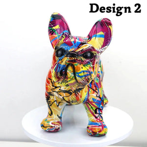 Stunning Urban Art Standing French Bulldog Statues-Home Decor-Dog Dad Gifts, Dog Mom Gifts, French Bulldog, Home Decor, Statue-Design 2-4
