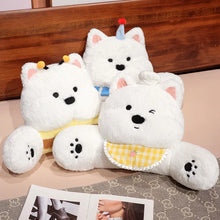 Load image into Gallery viewer, Stylized Samoyed Stuffed Animal Plush Pillow-2