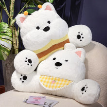 Load image into Gallery viewer, Stylized Samoyed Stuffed Animal Plush Pillow-1