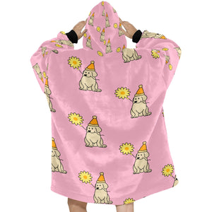 Sunflower Labrador Love Blanket Hoodie for Women - 4 Colors-Apparel-Apparel, Blankets, Labrador-2