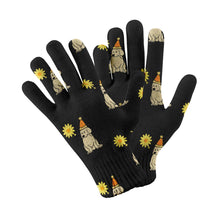 Load image into Gallery viewer, Sunflower Labrador Love Touch Screen Gloves-Accessories-Accessories, Dog Dad Gifts, Dog Mom Gifts, Gloves, Labrador-Black-2