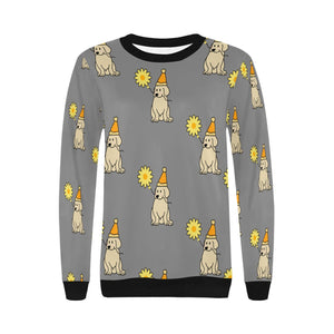 Sunflower Labrador Love Women's Sweatshirt-Apparel-Apparel, Labrador, Sweatshirt-10