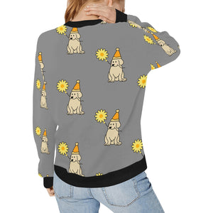 Sunflower Labrador Love Women's Sweatshirt-Apparel-Apparel, Labrador, Sweatshirt-11