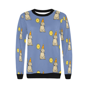 Sunflower Labrador Love Women's Sweatshirt-Apparel-Apparel, Labrador, Sweatshirt-12