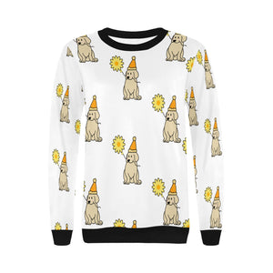 Sunflower Labrador Love Women's Sweatshirt-Apparel-Apparel, Labrador, Sweatshirt-4