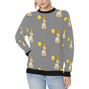 Sunflower Labrador Love Women's Sweatshirt-Apparel-Apparel, Labrador, Sweatshirt-Gray-XS-9