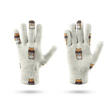 Load image into Gallery viewer, Sunglass Shiba Swagger Touch Screen Gloves-Accessories-Accessories,Dog Dad Gifts,Dog Mom Gifts,Gloves-9