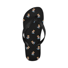 Load image into Gallery viewer, Sunglass Skateboard Corgi Adventure Unisex Slippers - 7 Gradients-Footwear-Accessories,Corgi,Dog Dad Gifts,Dog Mom Gifts,Slippers-Midnight Black-S-10
