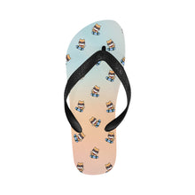 Load image into Gallery viewer, Sunglass Skateboard Corgi Adventure Unisex Slippers - 7 Gradients-Footwear-Accessories,Corgi,Dog Dad Gifts,Dog Mom Gifts,Slippers-Pastel Sunrise-S-18