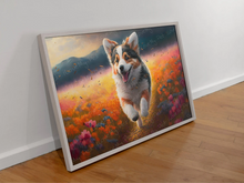 Load image into Gallery viewer, Sunset Serenity Corgi Wall Art Poster-Art-Corgi, Dog Art, Home Decor, Poster-2