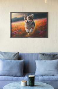 Sunset Serenity Corgi Wall Art Poster-Art-Corgi, Dog Art, Home Decor, Poster-5
