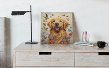 Load image into Gallery viewer, Sunshine and Whimsy Golden Retriever Wall Art Poster-Art-Dog Art, Golden Retriever, Home Decor, Poster-2