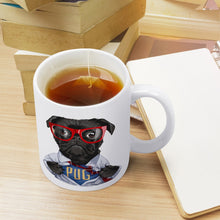 Load image into Gallery viewer, Super Black Pug Love Coffee Mug-Mug-Dog Dad Gifts,Dog Memorial Gifts,Dog Mom Gifts,Mugs,Pug - Black-3