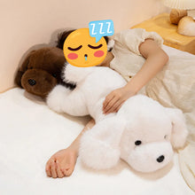 Load image into Gallery viewer, Super Fluffy White Labrador Plush Toy - Sleepy Floppy-Eared Cutie-11