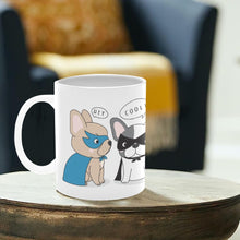 Load image into Gallery viewer, Super Frenchie Love Coffee Mug-Mug-Dog Dad Gifts,Dog Memorial Gifts,Dog Mom Gifts,French Bulldog,Mugs-2