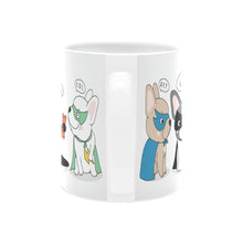 Load image into Gallery viewer, Super Frenchie Love Coffee Mug-Mug-Dog Dad Gifts,Dog Memorial Gifts,Dog Mom Gifts,French Bulldog,Mugs-5