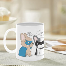 Load image into Gallery viewer, Super Frenchie Love Coffee Mug-Mug-Dog Dad Gifts,Dog Memorial Gifts,Dog Mom Gifts,French Bulldog,Mugs-7