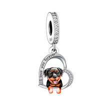 Load image into Gallery viewer, Super Kawaii Red Shiba Inu Sterling Silver Charm – Lucky Gift-3