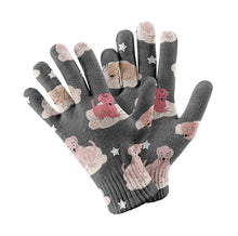 Load image into Gallery viewer, Sweet Dreams Labrador Love Touch Screen Gloves-Accessories-Accessories, Dog Dad Gifts, Dog Mom Gifts, Gloves, Labrador-Gray-2