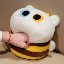 Load image into Gallery viewer, Sweet Honey Bee Hetrochronia White Cat Plush Toy-2